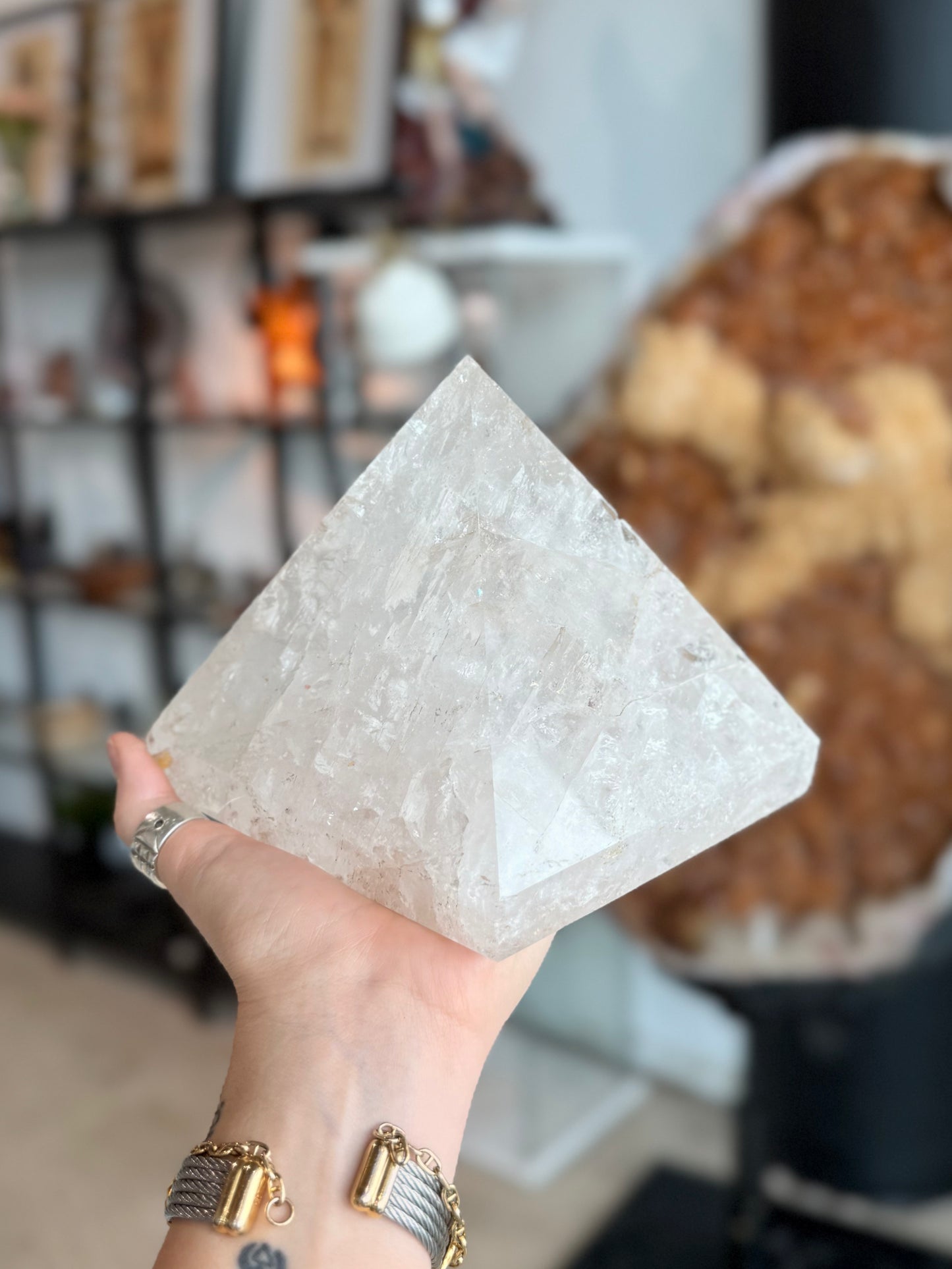 Clear Quartz Pyramid