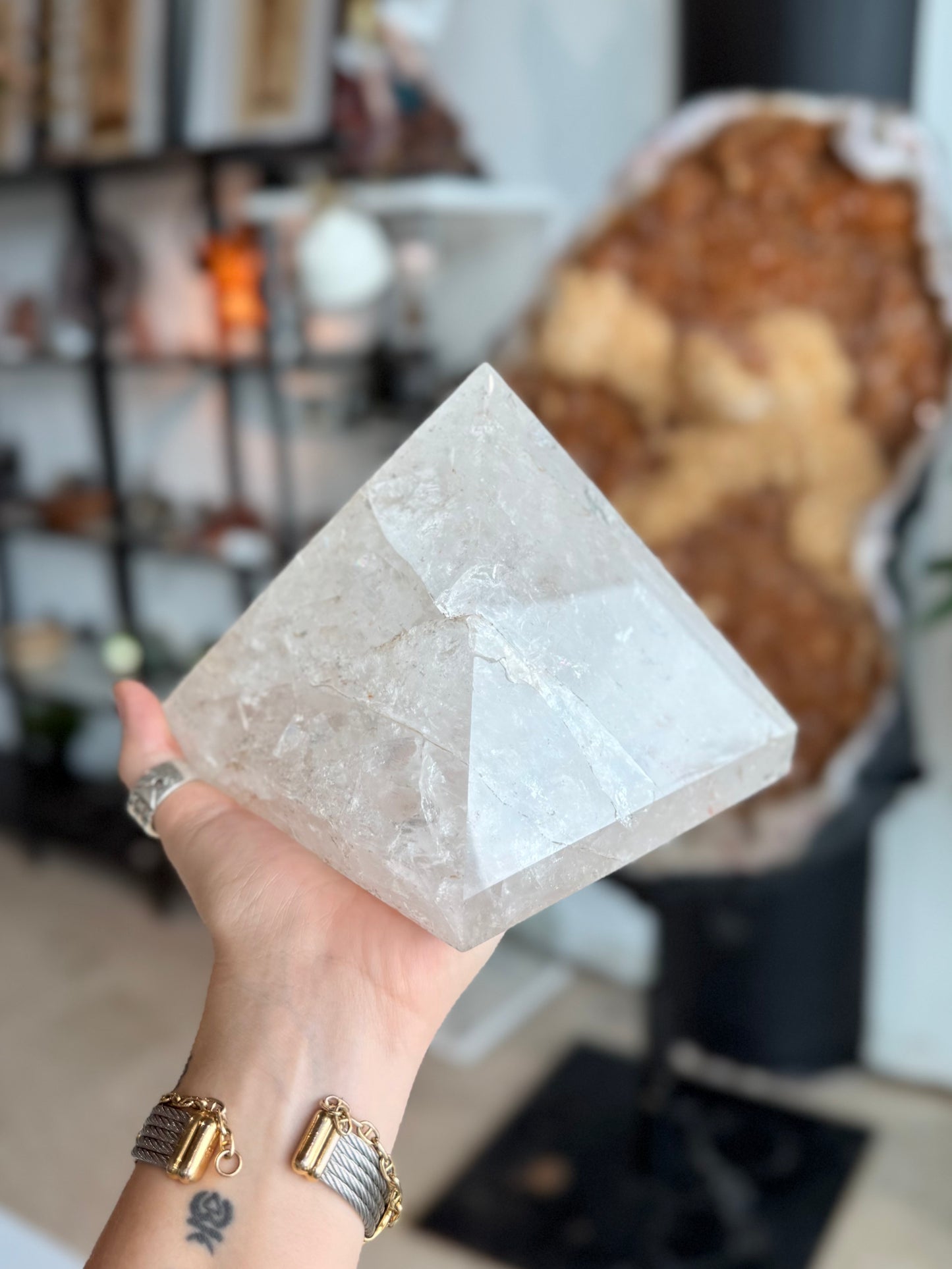 Clear Quartz Pyramid