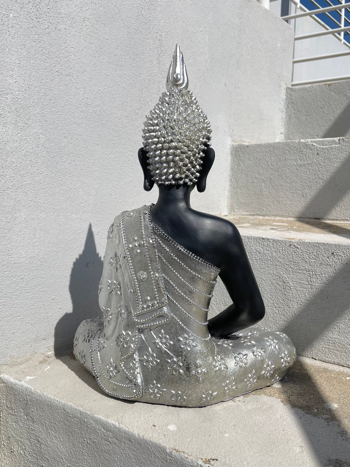 Buddha Black and Silver