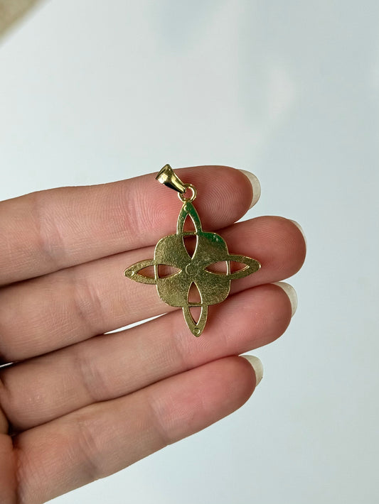 Witches Knot | Celtic Knot - Stainless Steel ( Gold )