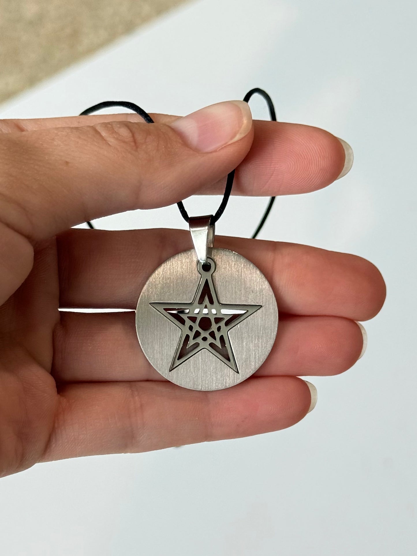 Pentagram Pendant – Stainless Steel