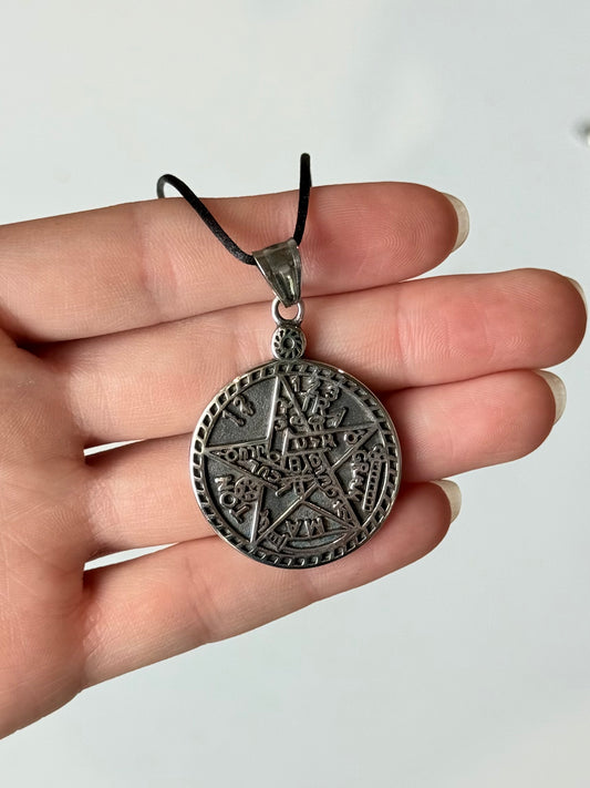 Tetagramaton Pendant - Stainless Steel