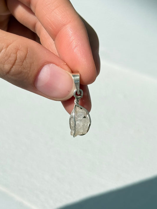 Pendant de Fenacita Natural | Natural Phenakite Pendant