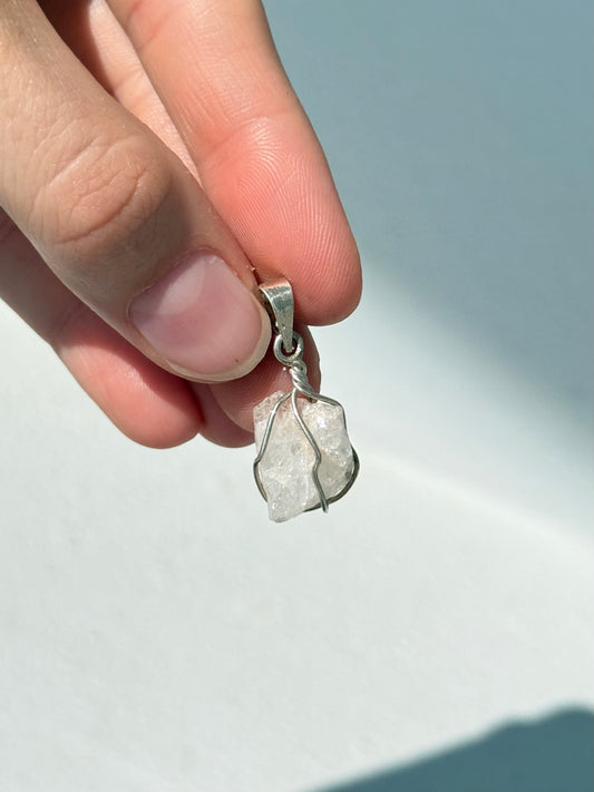 Pendant de Fenacita Natural | Natural Phenakite Pendant