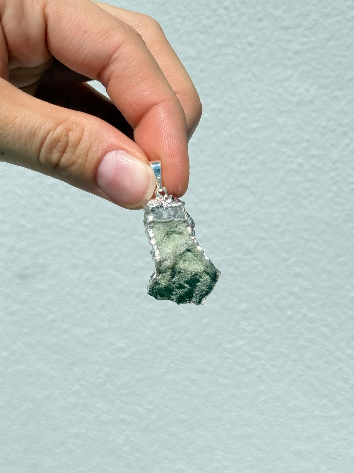 Colgante de drusa de amatista natural | Natural Amethyst Druzy Pendant