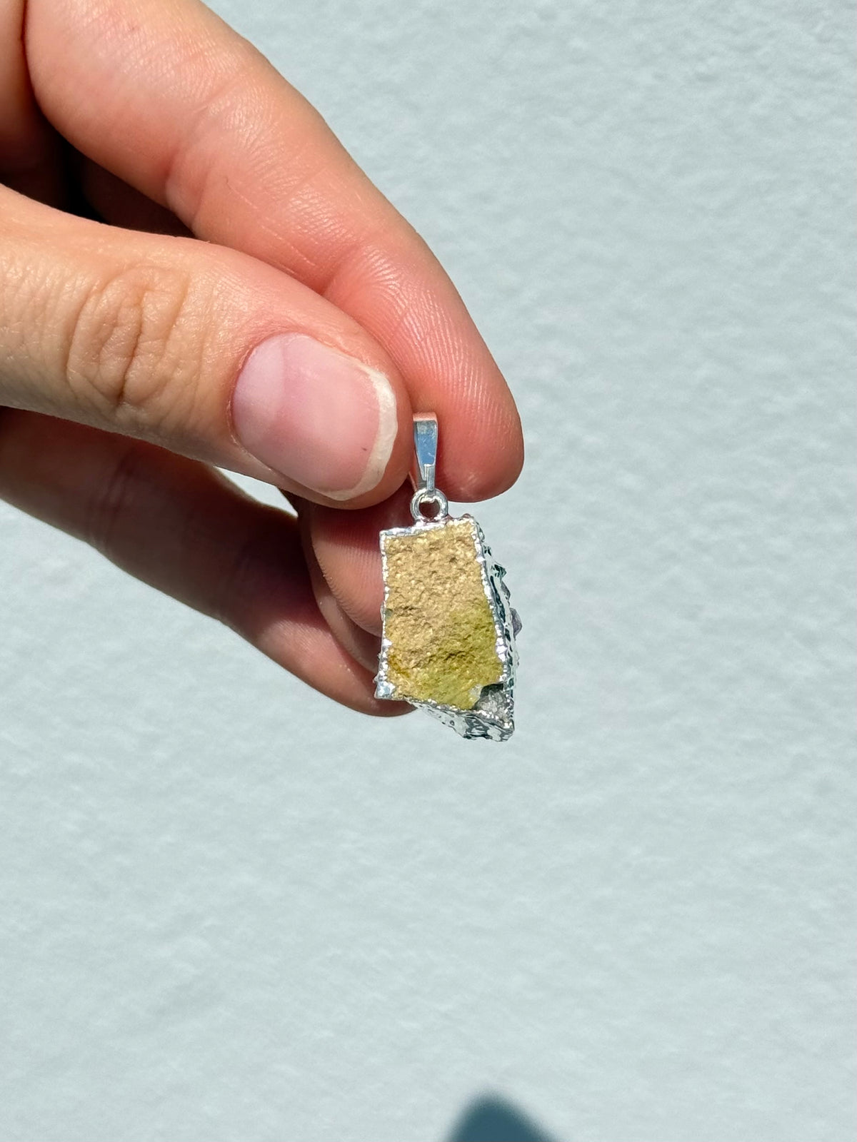 Colgante de drusa de amatista natural | Natural Amethyst Druzy Pendant