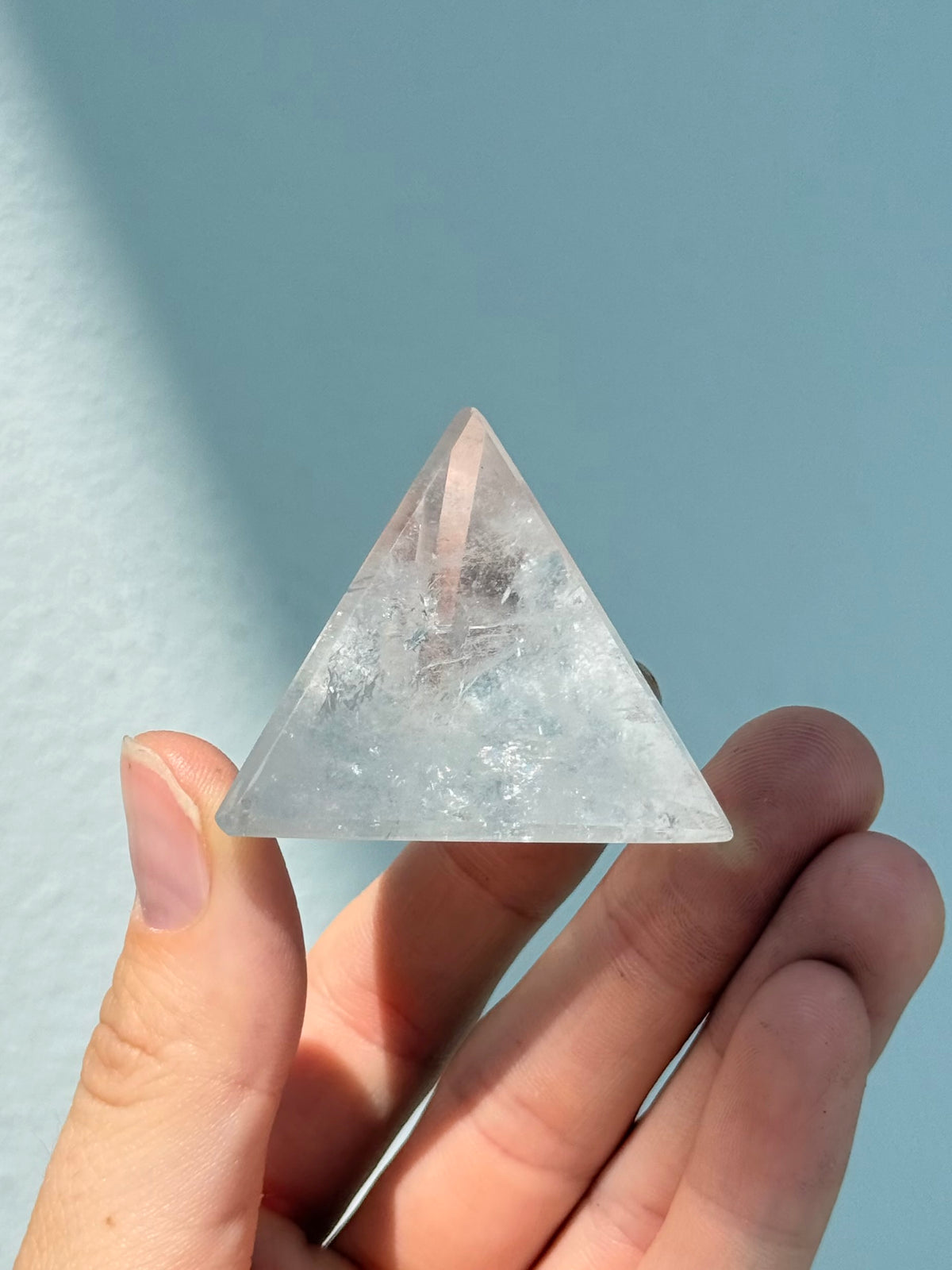 Triángulo de cuarzo cristal | Clear Quartz Triangle