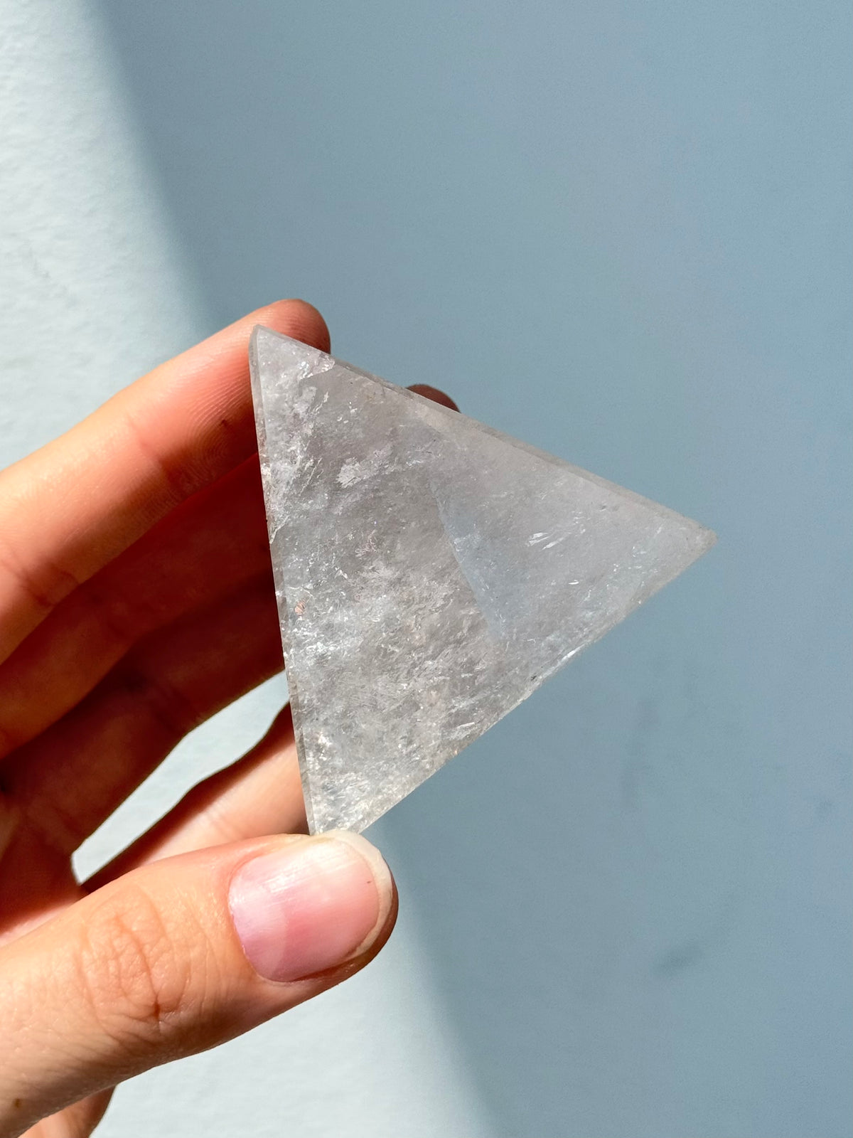 Triángulo de cuarzo cristal | Clear Quartz Triangle