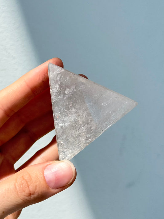 Triángulo de cuarzo cristal | Clear Quartz Triangle