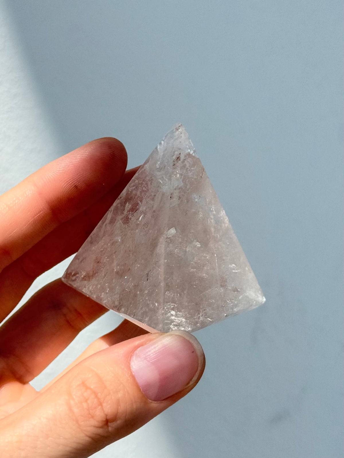 Triángulo de cuarzo cristal | Clear Quartz Triangle