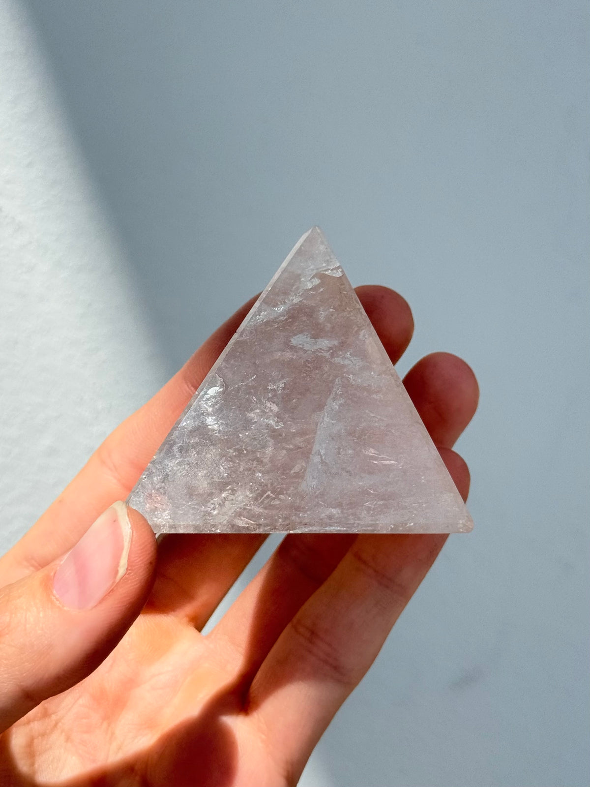 Triángulo de cuarzo cristal | Clear Quartz Triangle