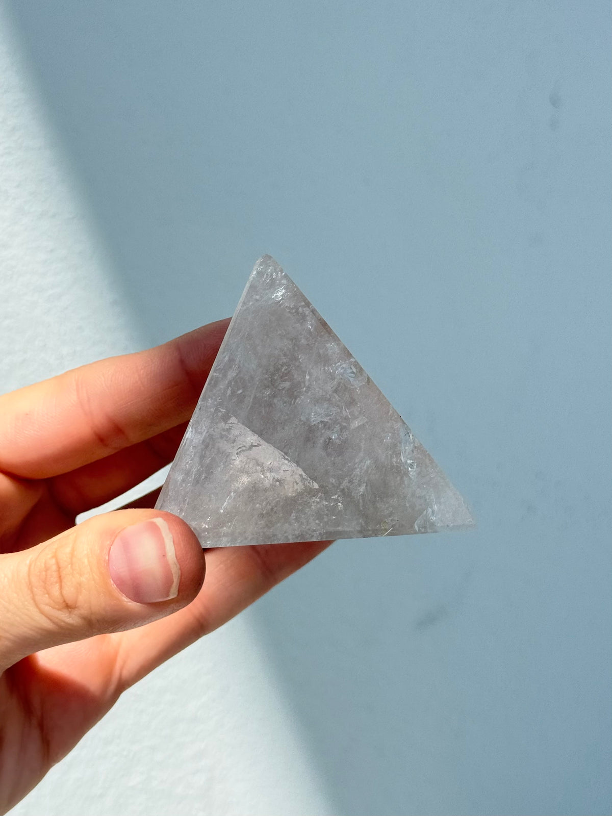 Triángulo de cuarzo cristal | Clear Quartz Triangle