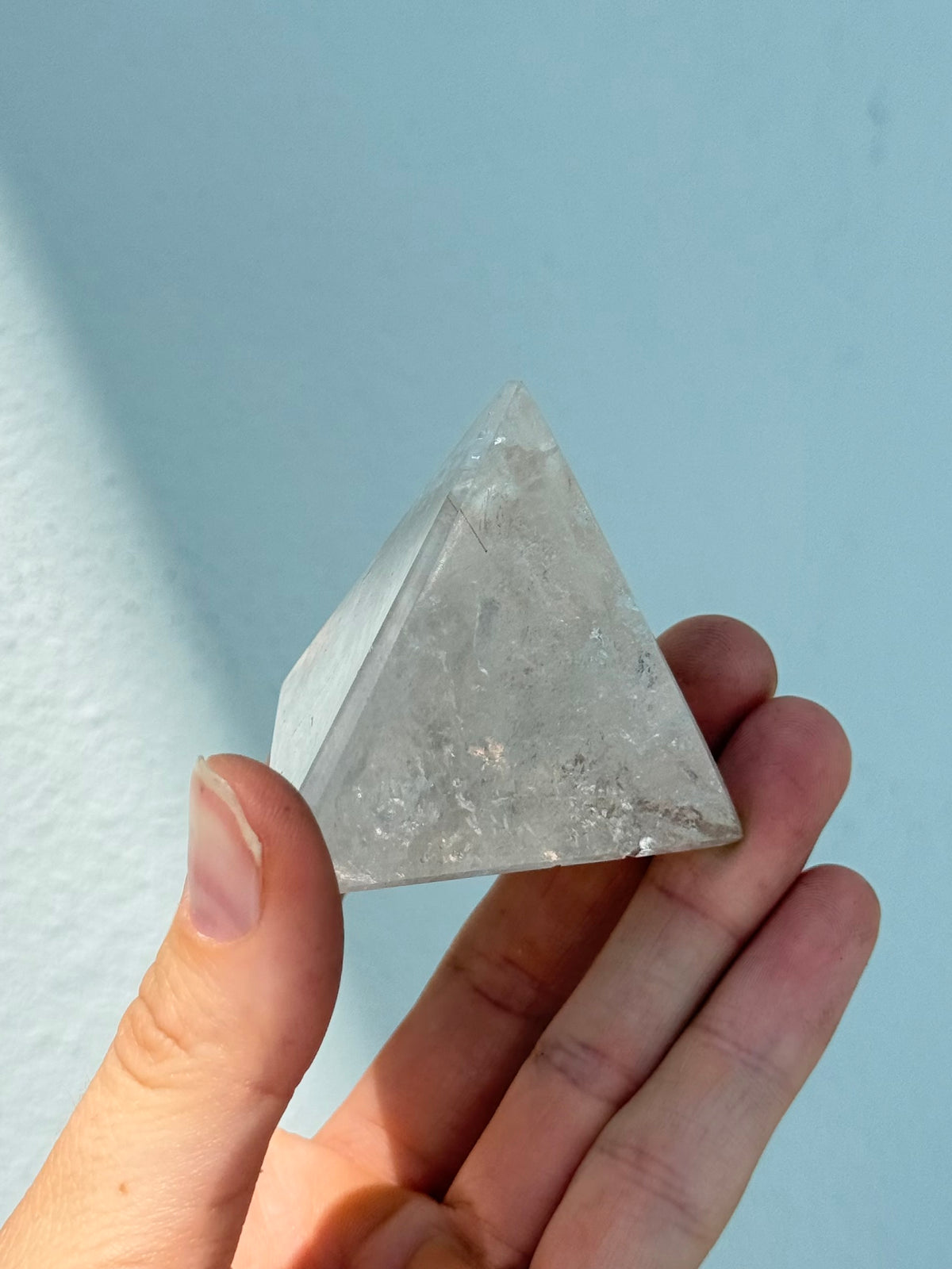 Triángulo de cuarzo cristal | Clear Quartz Triangle