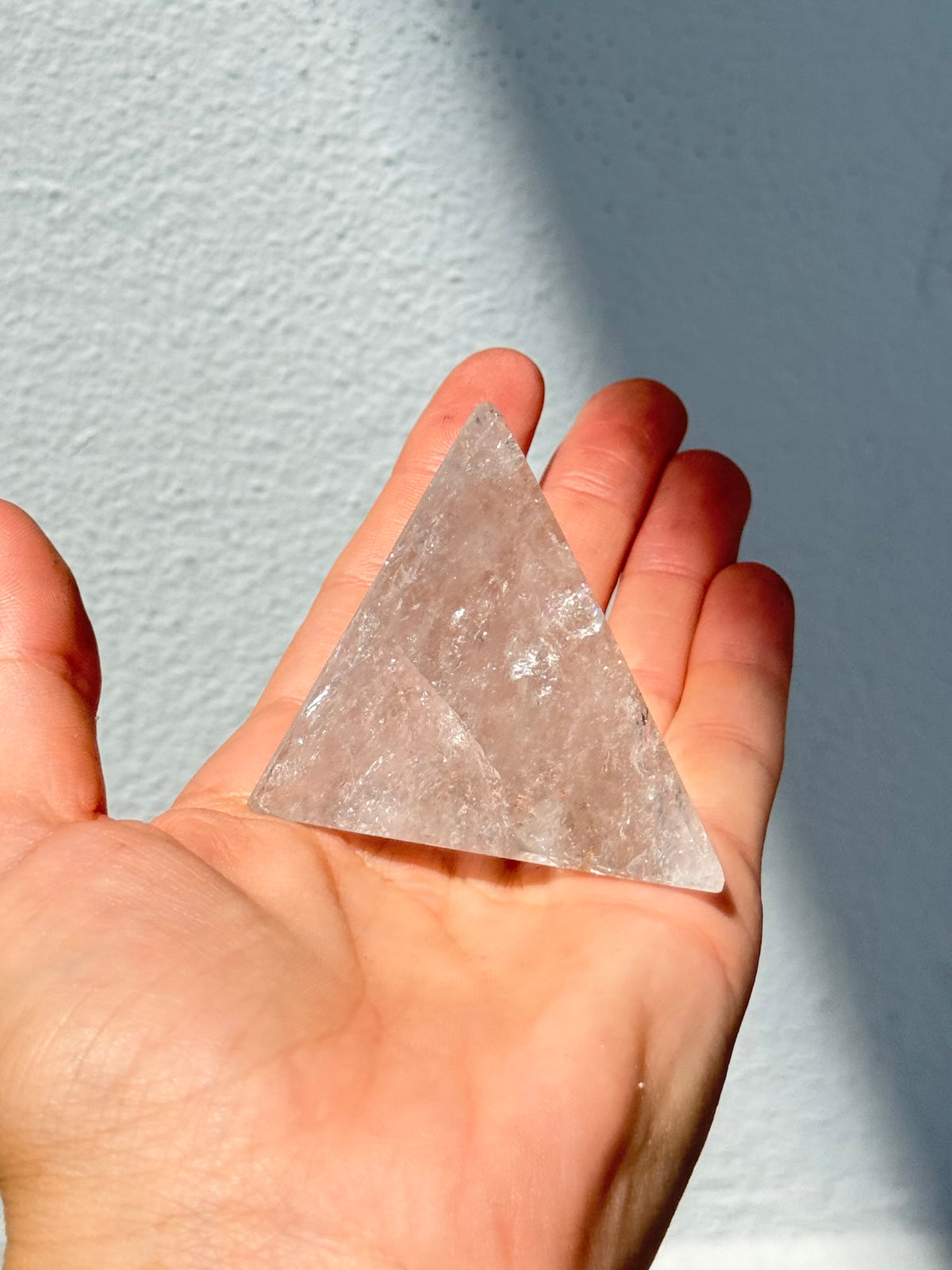 Triángulo de cuarzo cristal | Clear Quartz Triangle