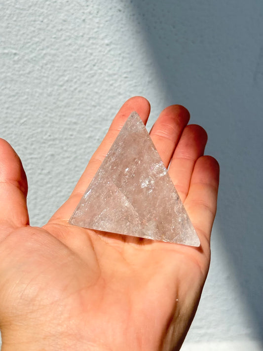 Triángulo de cuarzo cristal | Clear Quartz Triangle