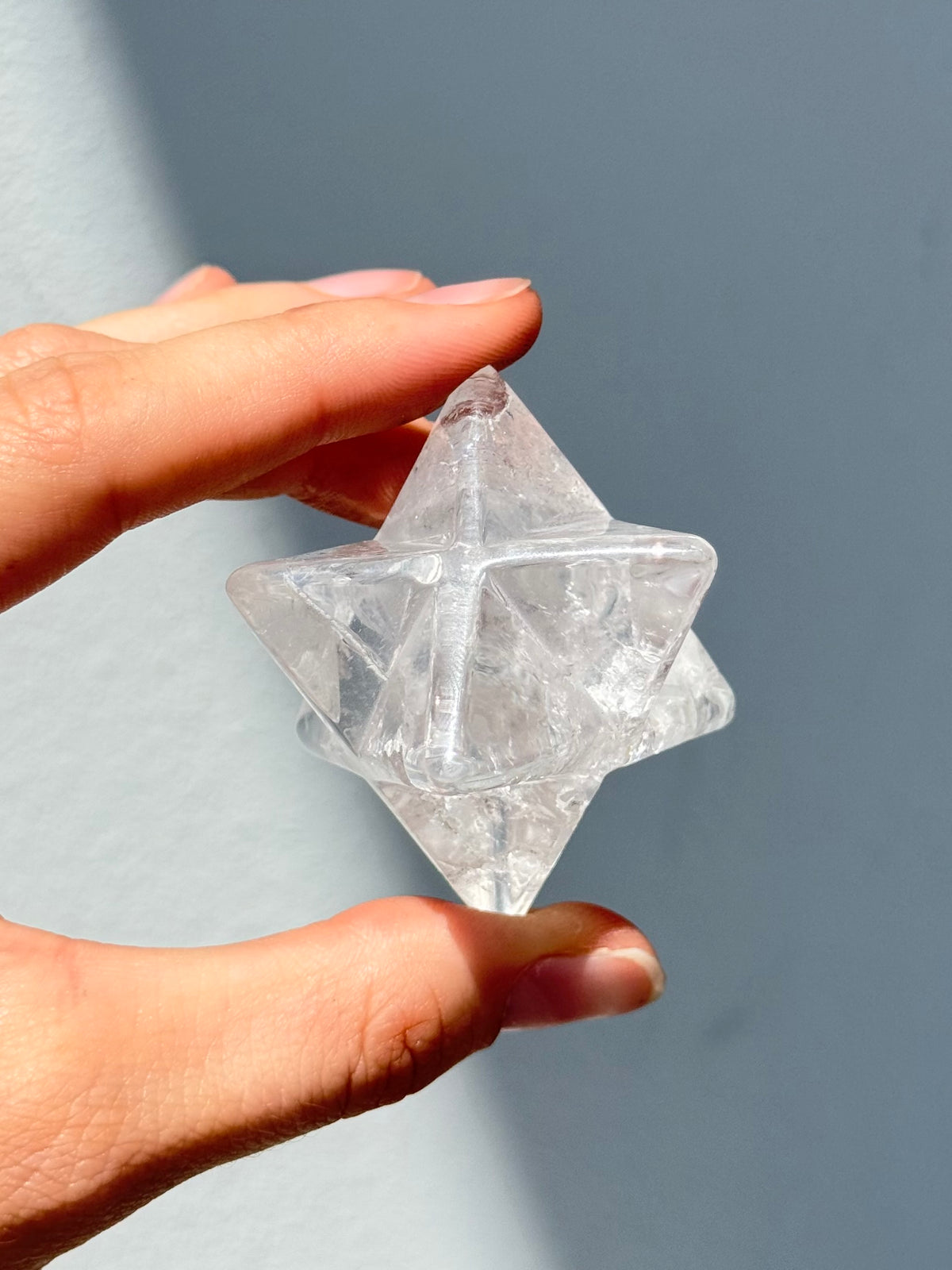 Clear Quartz Merkaba / Merkaba de Cuarzo Cristal