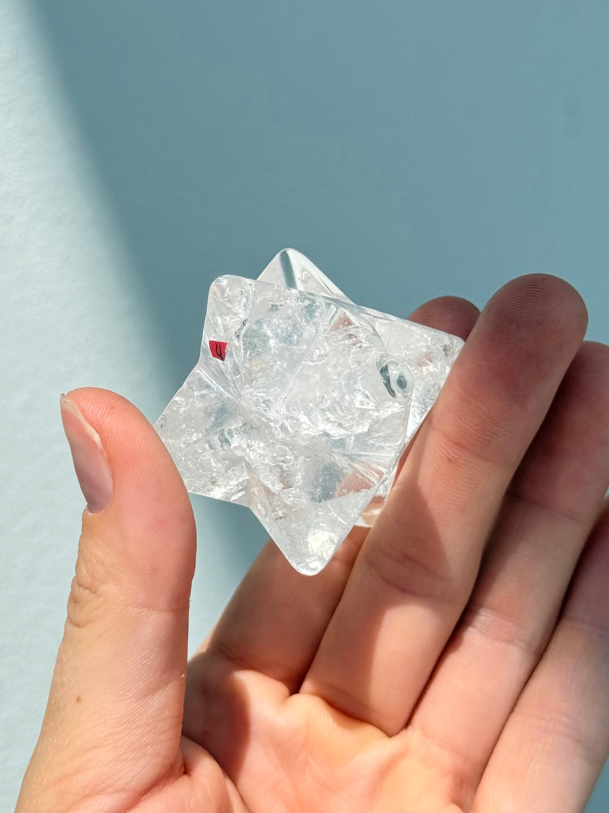 Clear Quartz Merkaba / Merkaba de Cuarzo Cristal