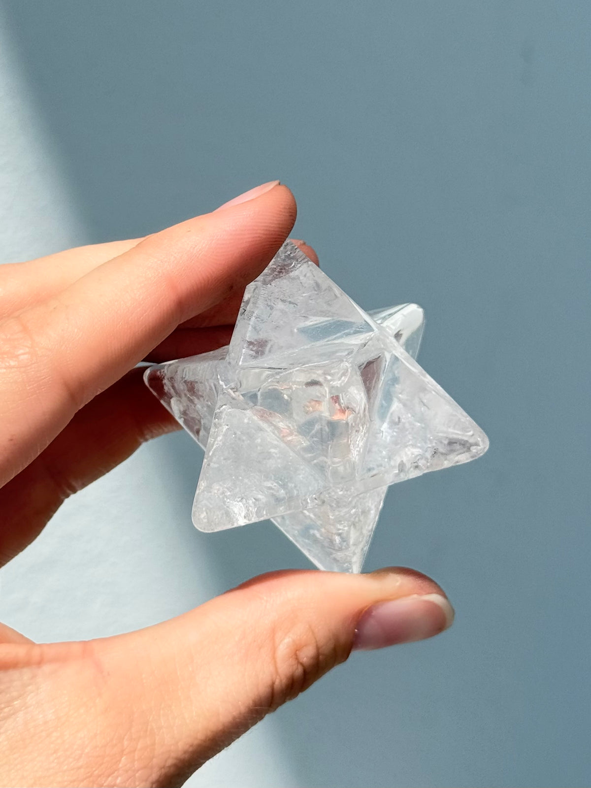 Clear Quartz Merkaba / Merkaba de Cuarzo Cristal