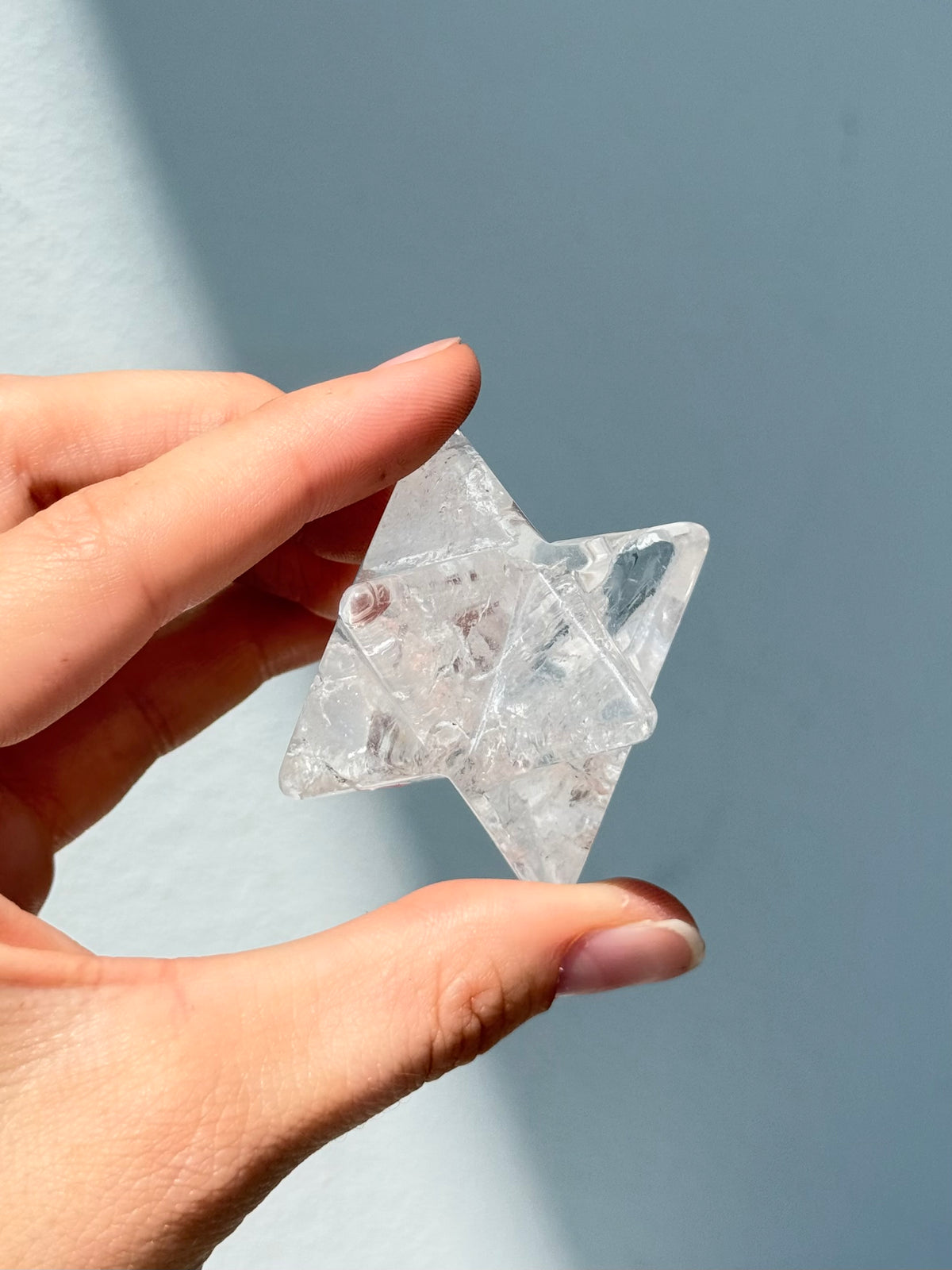 Clear Quartz Merkaba / Merkaba de Cuarzo Cristal