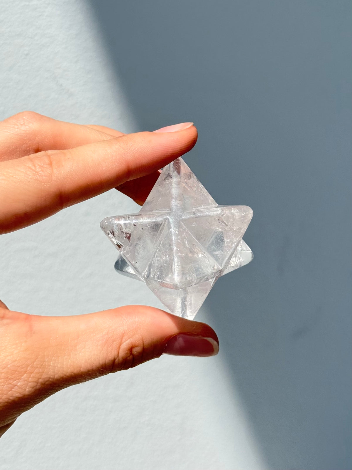 Clear Quartz Merkaba / Merkaba de Cuarzo Cristal