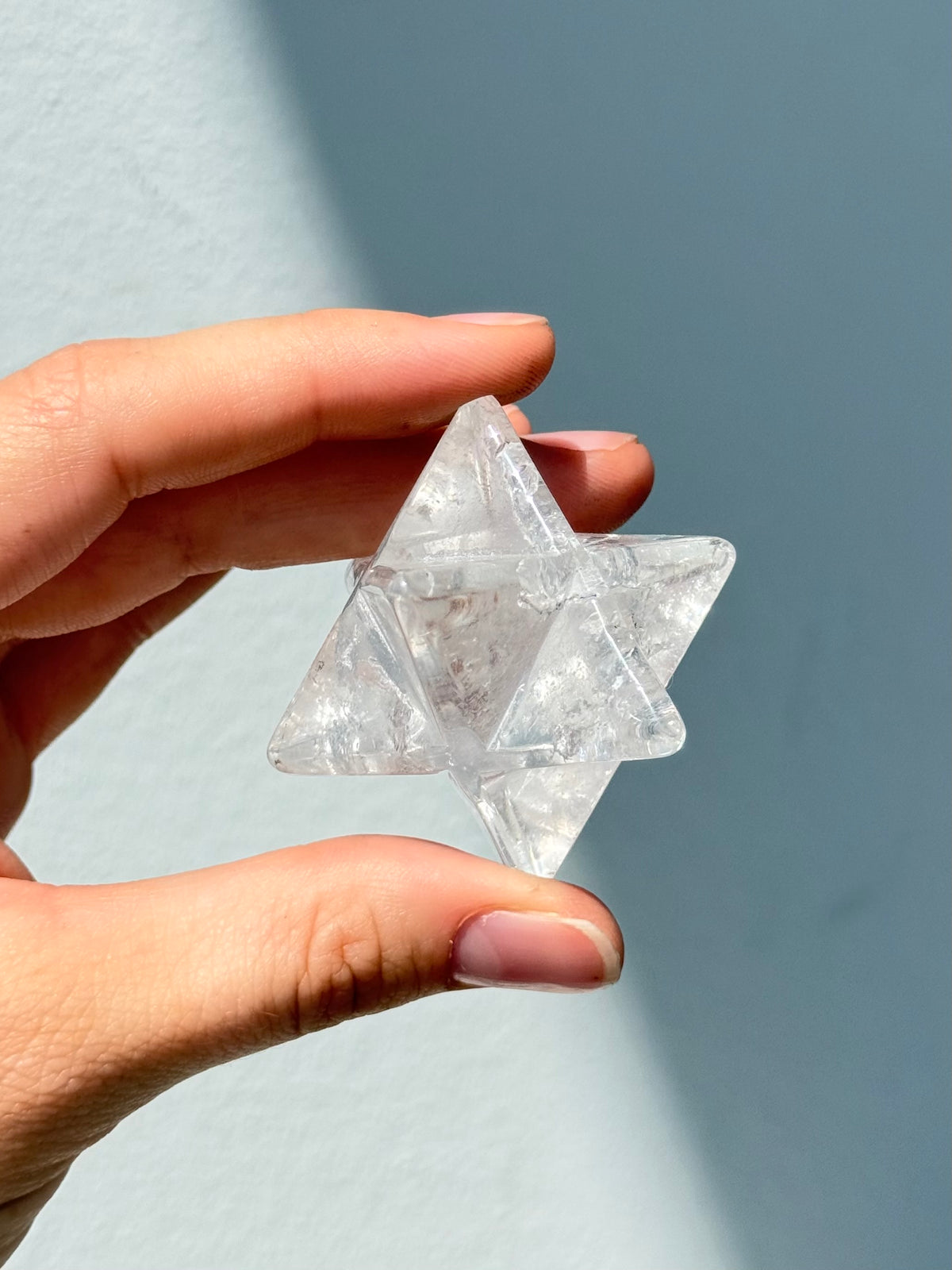Clear Quartz Merkaba / Merkaba de Cuarzo Cristal