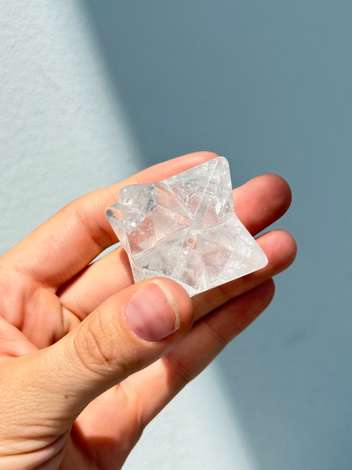 Clear Quartz Merkaba / Merkaba de Cuarzo Cristal