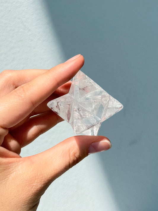 Clear Quartz Merkaba / Merkaba de Cuarzo Cristal