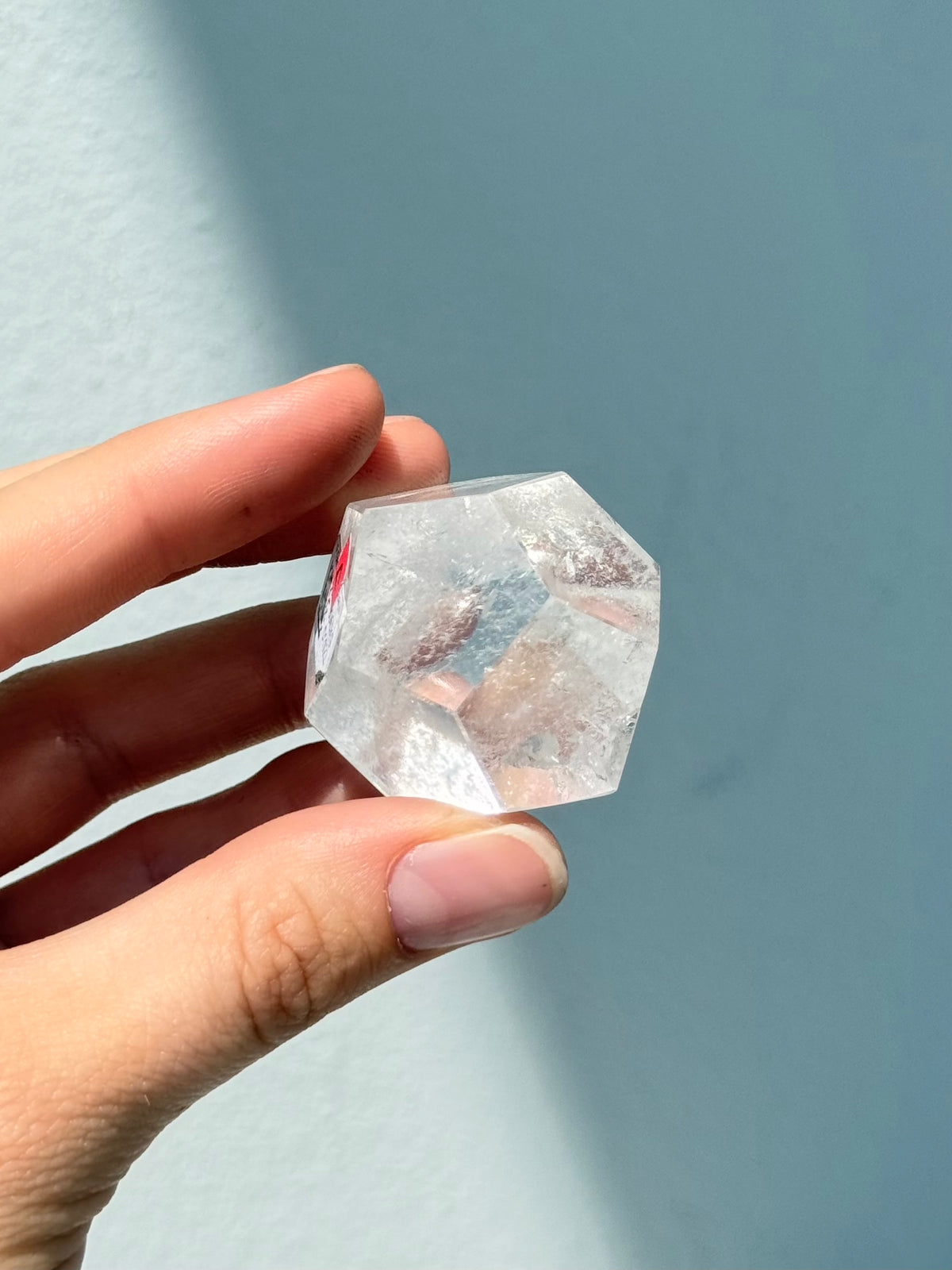 Dodecaedro de cuarzo cristal | Clear Quartz Dodecahedron