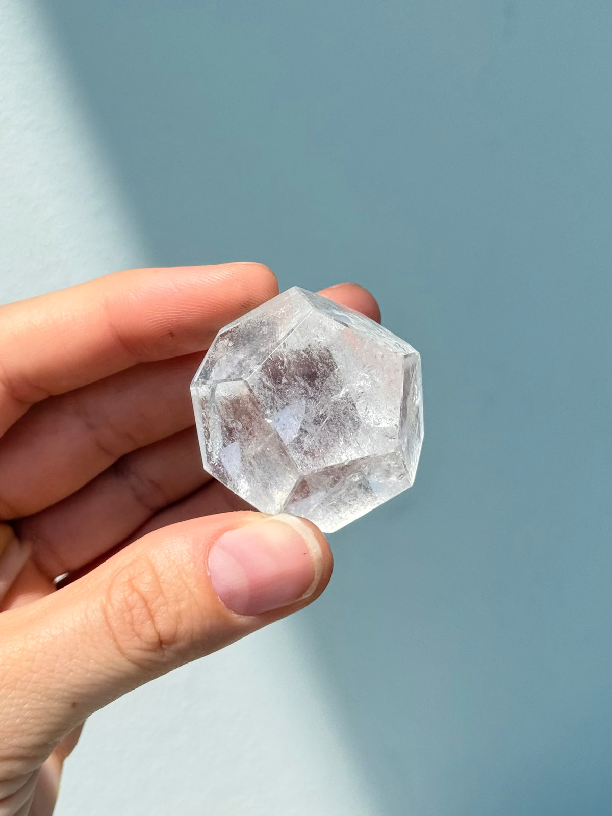 Dodecaedro de cuarzo cristal | Clear Quartz Dodecahedron