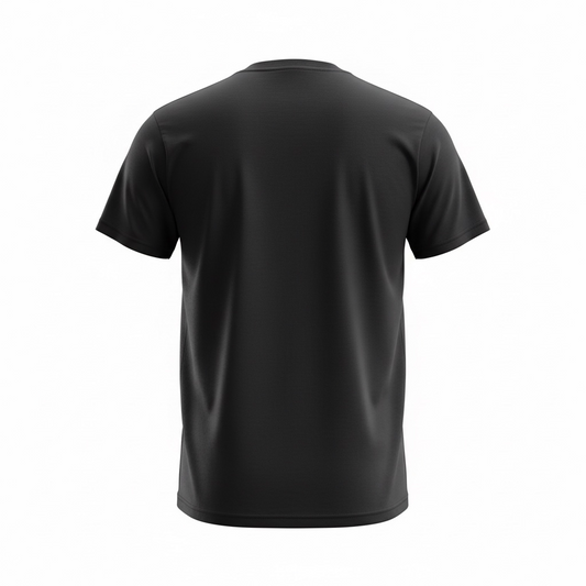 Egypt Pyramid Embroidered T-Shirt - Black 100% Cotton