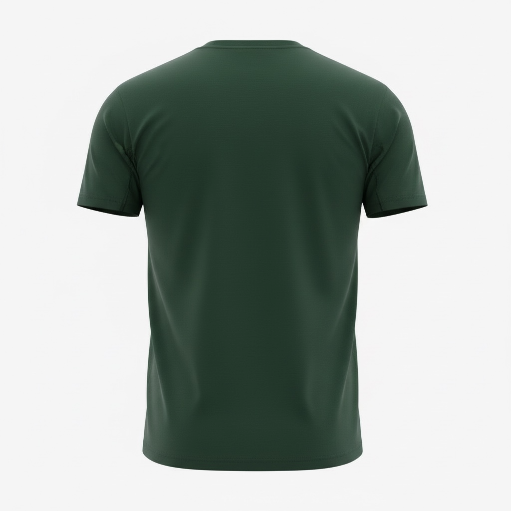 Egypt Gold Embroidered T-Shirt – Green 100% Cotton