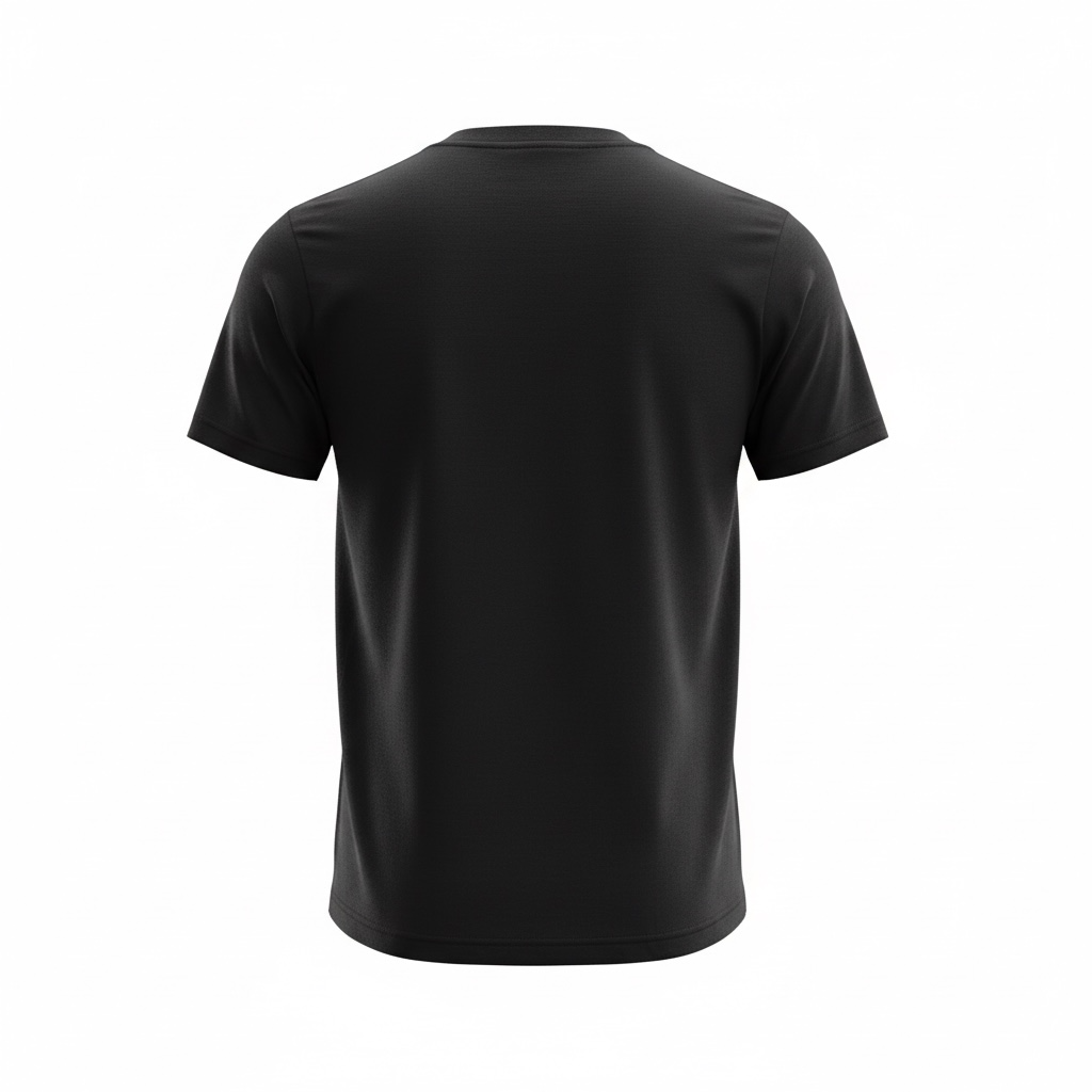 Egypt Cartouche Embroidered T-Shirt – Black 100% Cotton