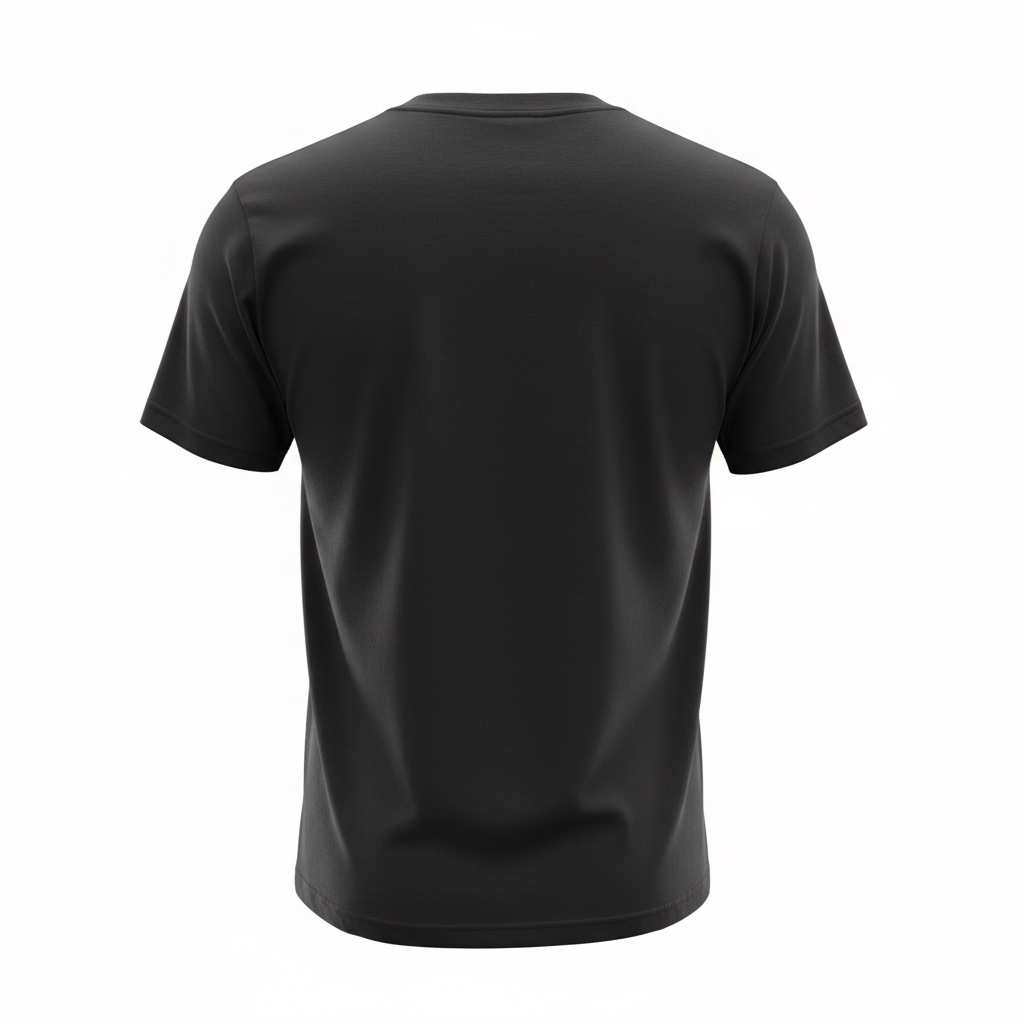 Tutankhamun Embroidered T-Shirt – Black 100% Cotton