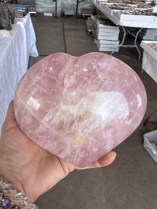 Rose Quartz Heart