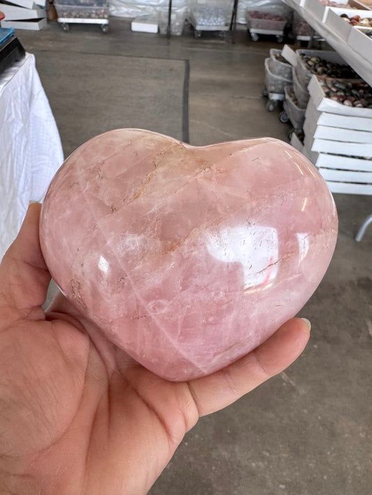 Rose Quartz Heart
