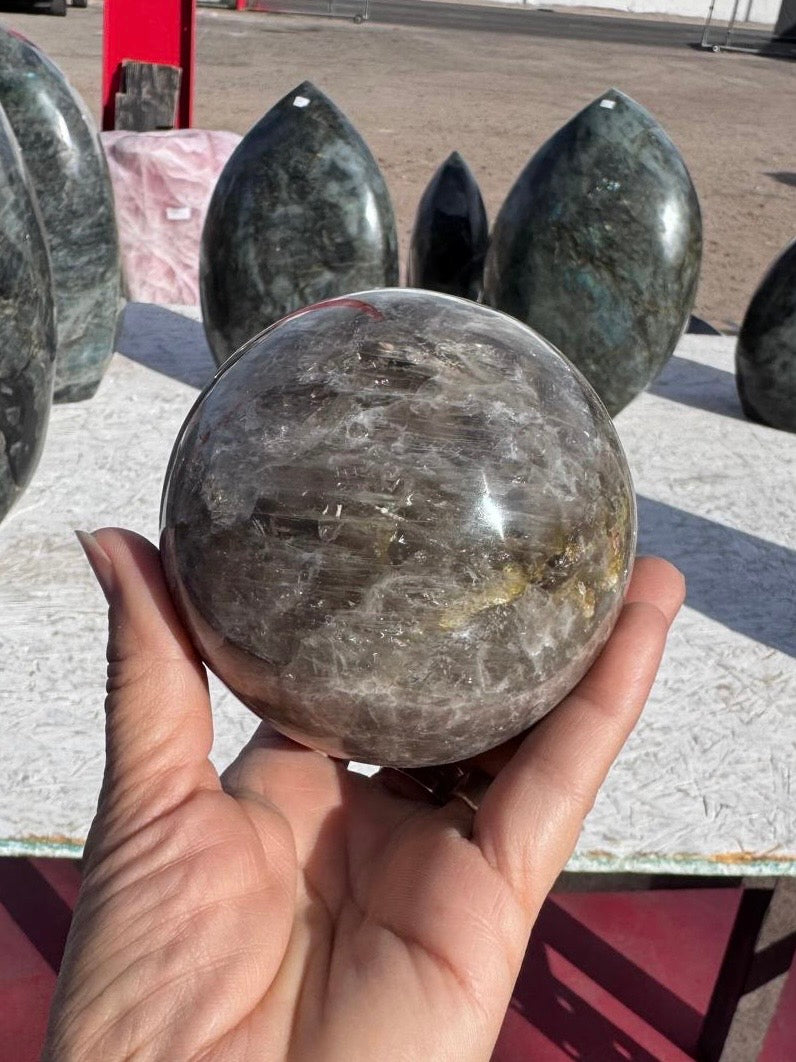 Smoky Quartz Sphere