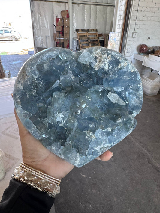 Celestite Heart