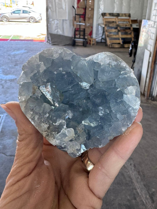 Celestite Heart