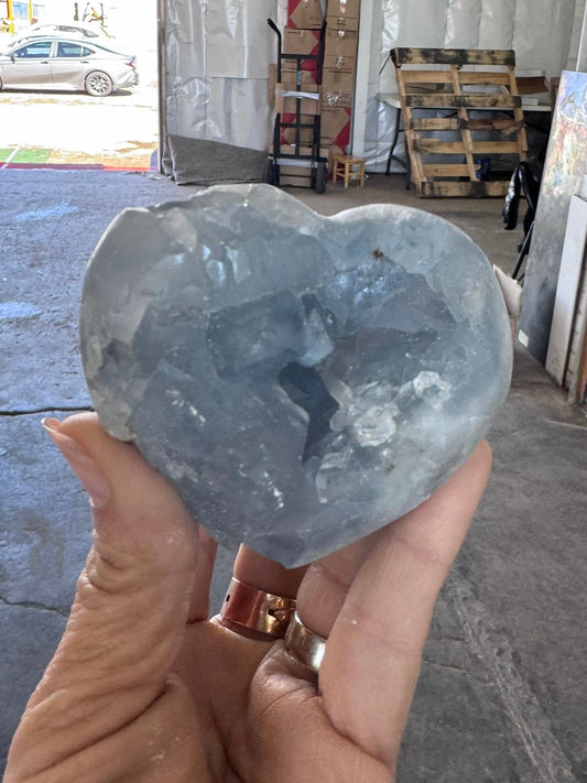 Celestite Heart