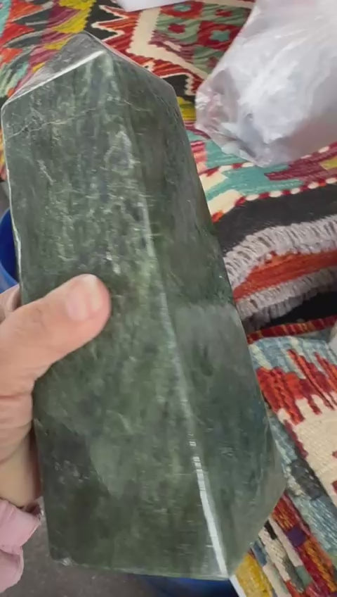Nephrite Jade Obelisk