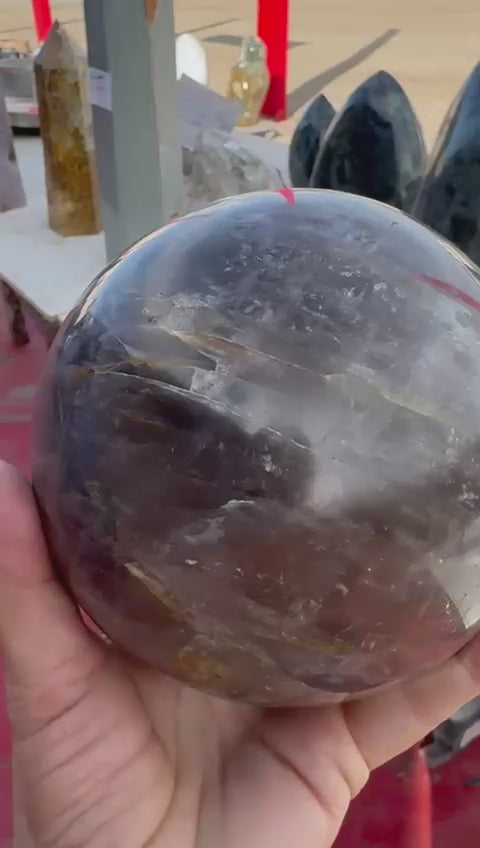 Smoky Quartz Sphere